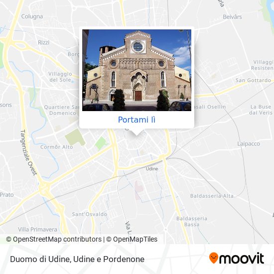 Mappa Duomo di Udine