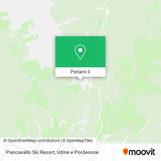 Mappa Piancavallo Ski Resort