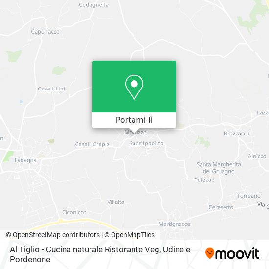 Mappa Al Tiglio - Cucina naturale Ristorante Veg