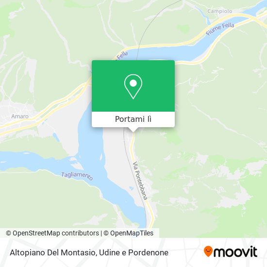 Mappa Altopiano Del Montasio