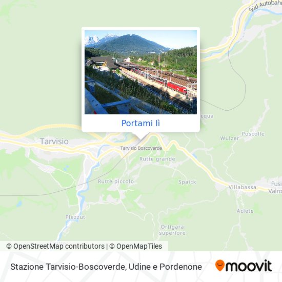 Mappa Stazione Tarvisio-Boscoverde