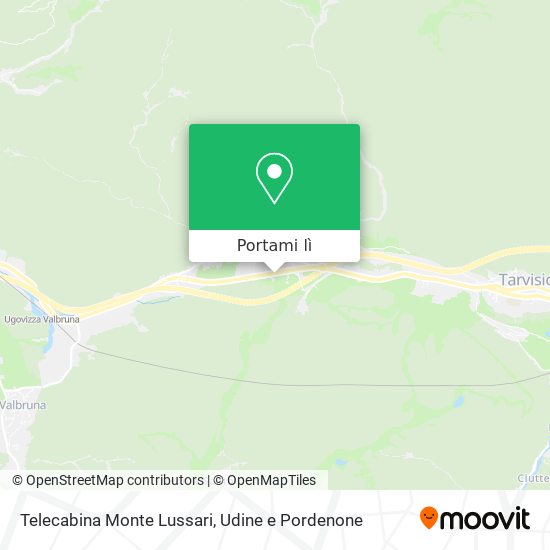 Mappa Telecabina Monte Lussari