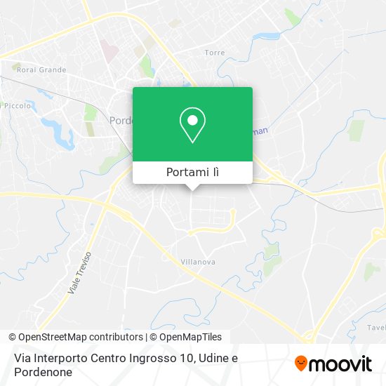Mappa Via Interporto Centro Ingrosso 10