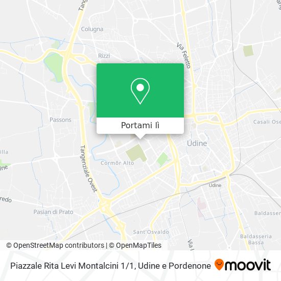 Mappa Piazzale Rita Levi Montalcini 1 / 1