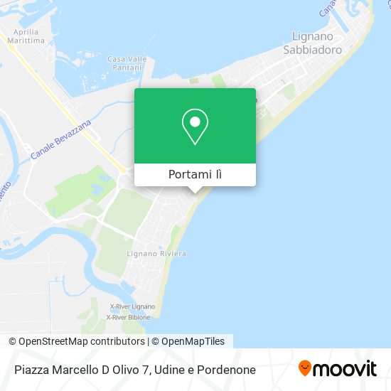 Mappa Piazza Marcello D Olivo  7