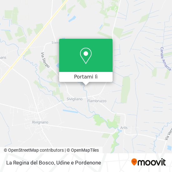 Mappa La Regina del Bosco