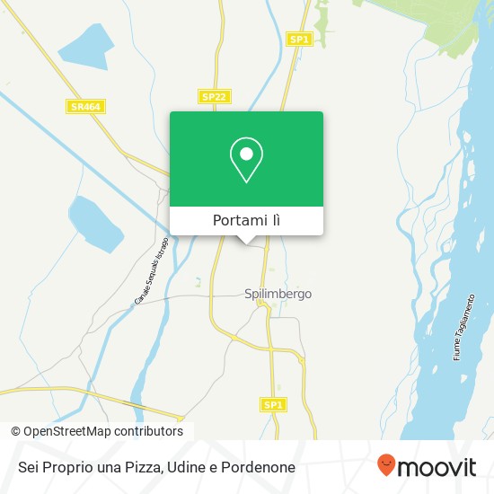 Mappa Sei Proprio una Pizza, Via Maniago, 13 33097 Spilimbergo