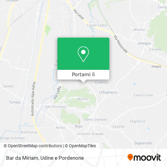 Mappa Bar da Miriam