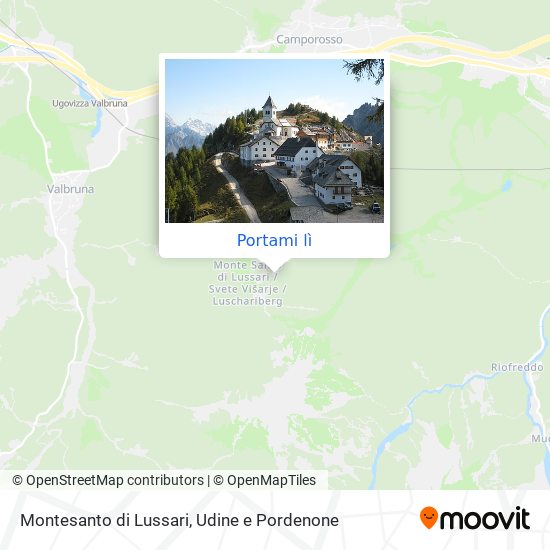 Mappa Montesanto di Lussari