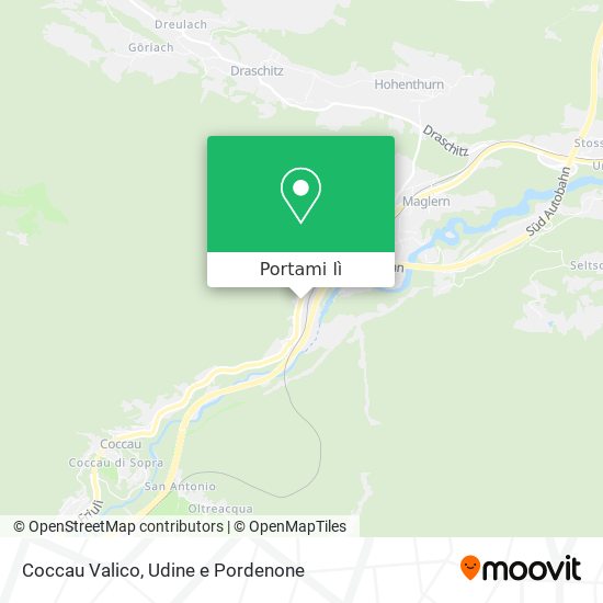 Mappa Coccau Valico