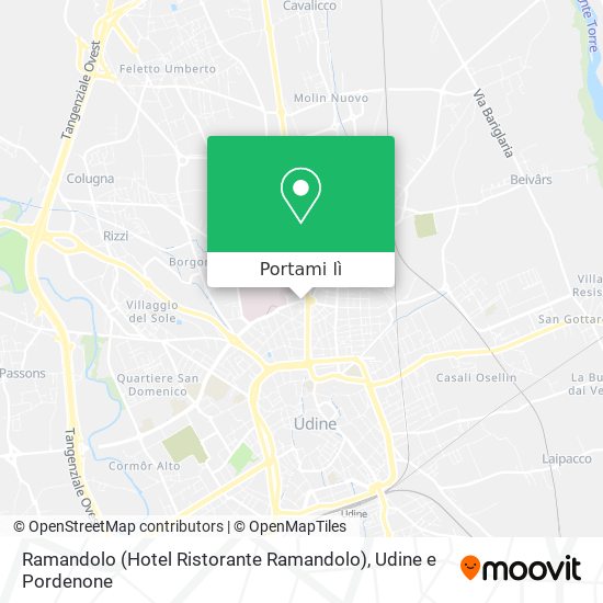 Mappa Ramandolo (Hotel Ristorante Ramandolo)