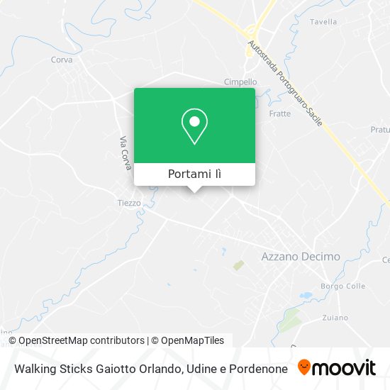 Mappa Walking Sticks Gaiotto Orlando