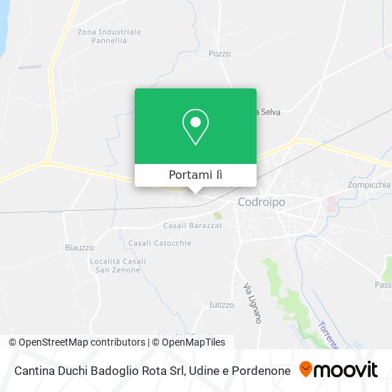 Mappa Cantina Duchi Badoglio Rota Srl