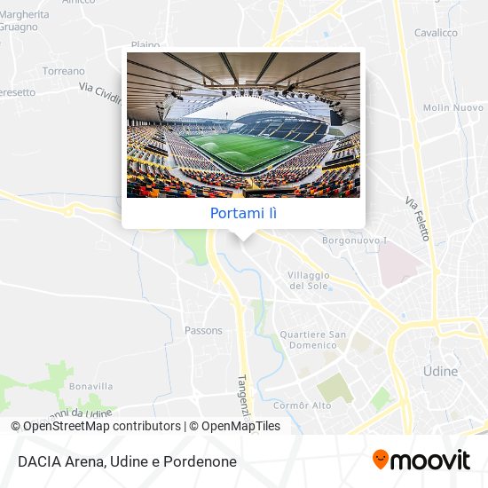 Mappa DACIA Arena