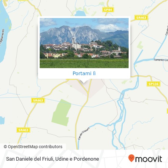 Mappa San Daniele del Friuli