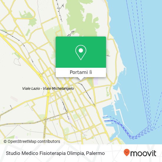 Mappa Studio Medico Fisioterapia Olimpia