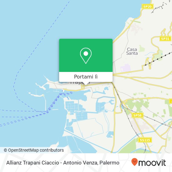 Mappa Allianz Trapani Ciaccio - Antonio Venza