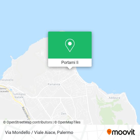 Mappa Via Mondello / Viale Aiace