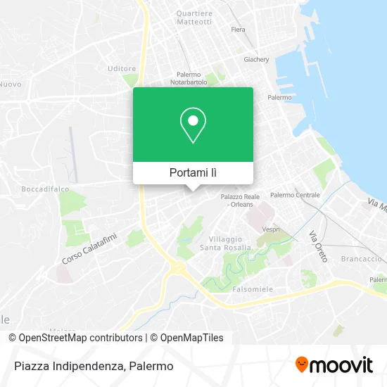 Mappa Piazza Indipendenza