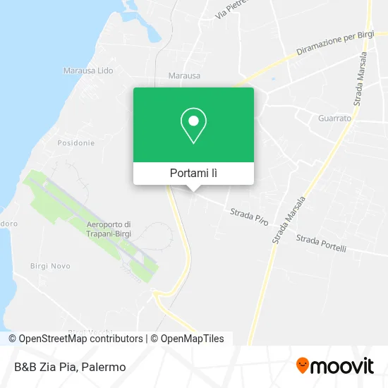 Mappa B&B Zia Pia
