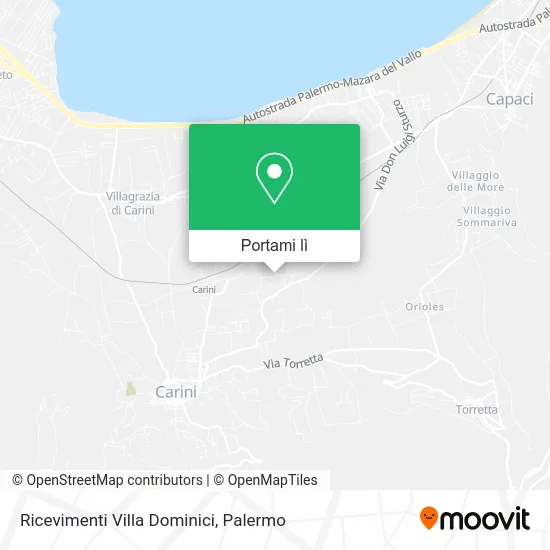 Mappa Ricevimenti Villa Dominici