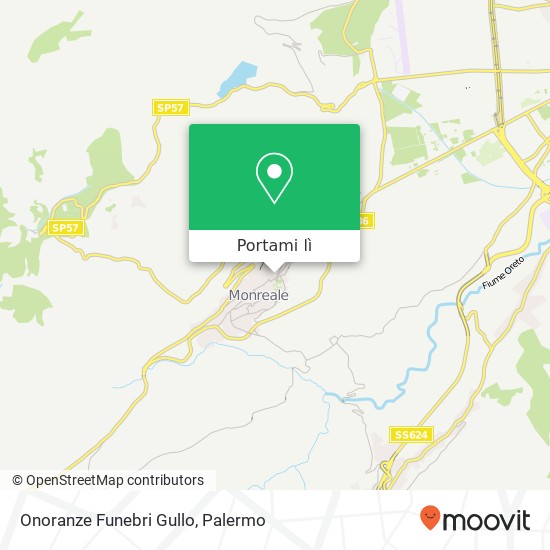 Mappa Onoranze Funebri Gullo