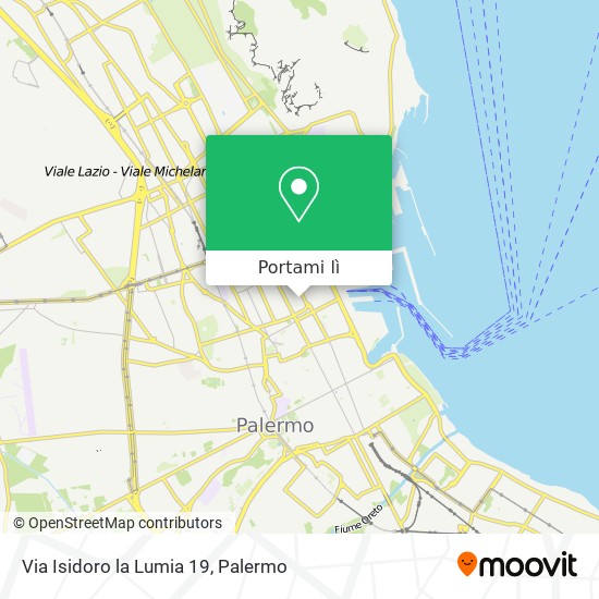 Mappa Via Isidoro la Lumia  19