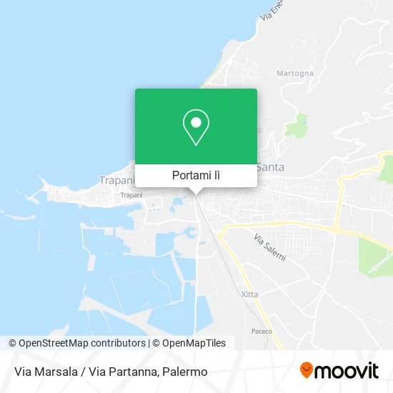 Mappa Via Marsala / Via Partanna