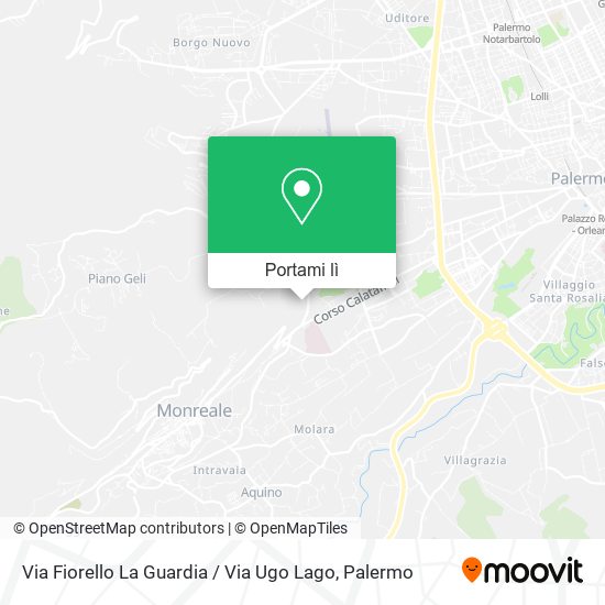 Mappa Via Fiorello La Guardia / Via Ugo Lago