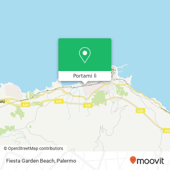 Mappa Fiesta Garden Beach