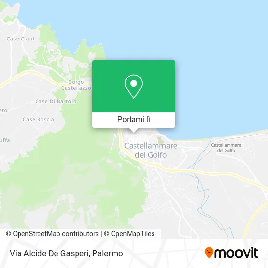 Mappa Via Alcide De Gasperi