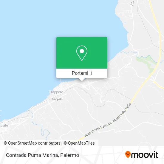 Mappa Contrada Puma Marina