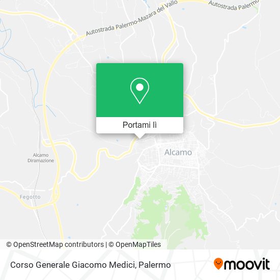 Mappa Corso Generale Giacomo Medici