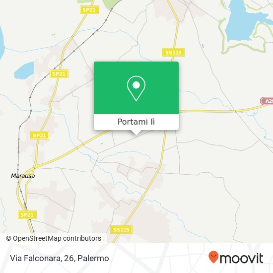 Mappa Via Falconara, 26