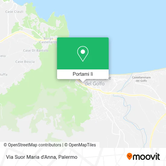 Mappa Via Suor Maria d'Anna