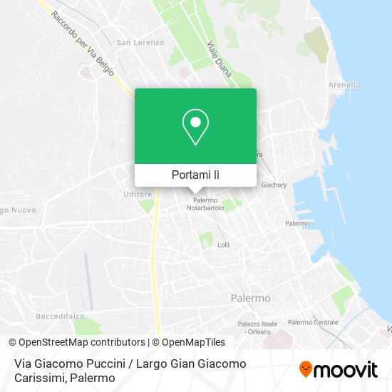 Mappa Via Giacomo Puccini / Largo Gian Giacomo Carissimi