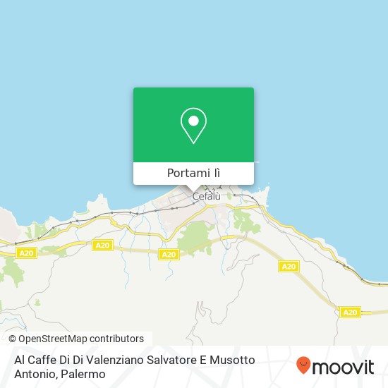 Mappa Al Caffe Di Di Valenziano Salvatore E Musotto Antonio