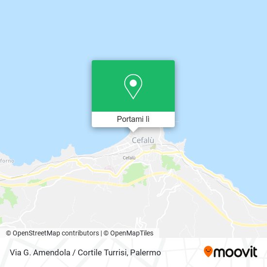 Mappa Via G. Amendola / Cortile Turrisi