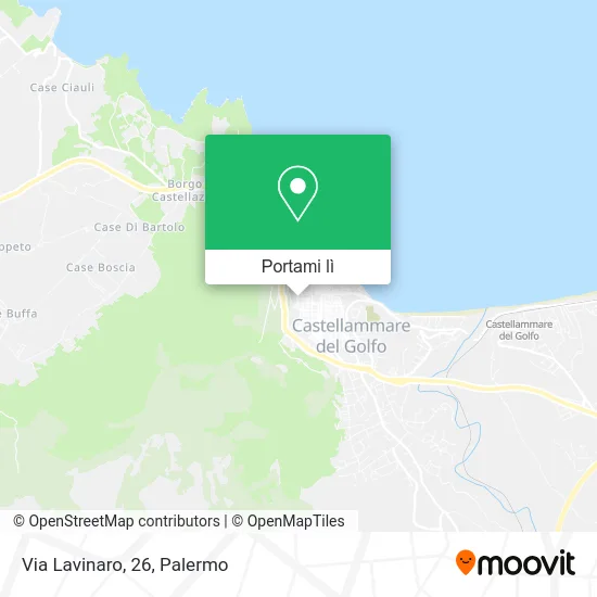 Mappa Via Lavinaro, 26