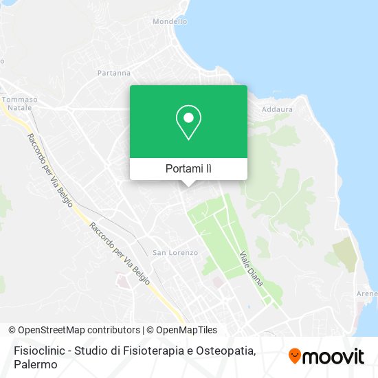 Mappa Fisioclinic - Studio di Fisioterapia e Osteopatia