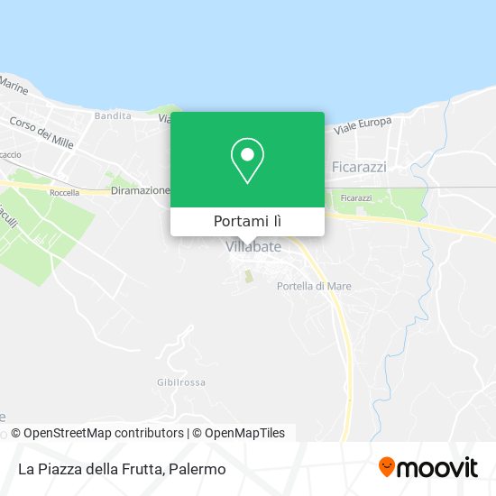 Mappa La Piazza della Frutta