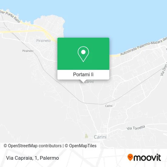 Mappa Via Capraia, 1