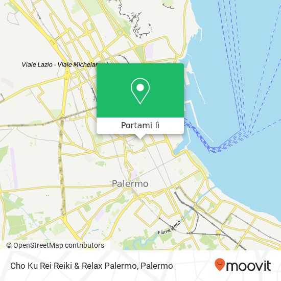 Mappa Cho Ku Rei Reiki & Relax Palermo