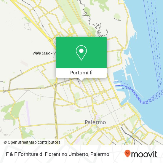 Mappa F & F Forniture di Fiorentino Umberto