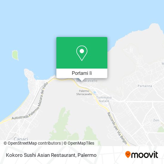 Mappa Kokoro Sushi Asian Restaurant