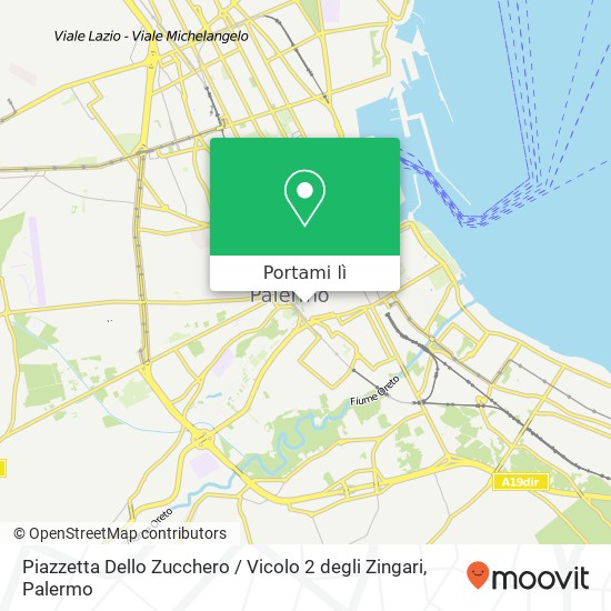 Mappa Piazzetta Dello Zucchero / Vicolo 2 degli Zingari