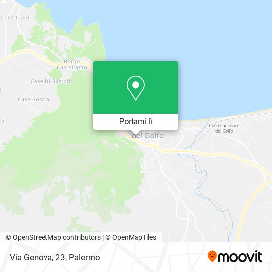 Mappa Via Genova, 23