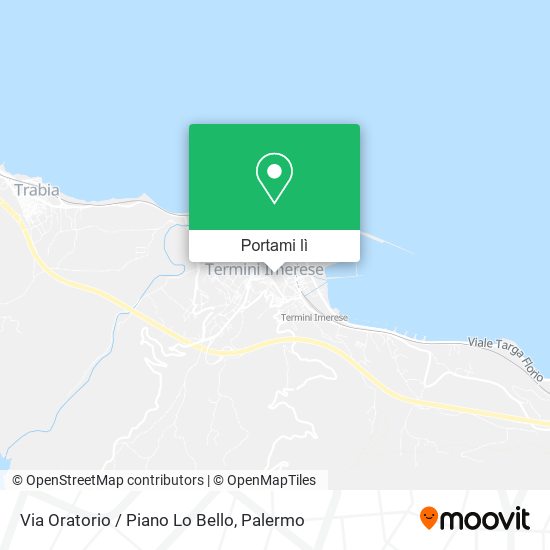 Mappa Via Oratorio / Piano Lo Bello
