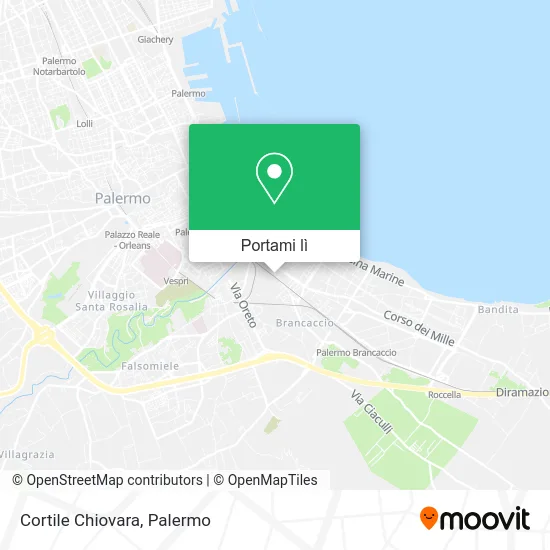 Mappa Cortile Chiovara