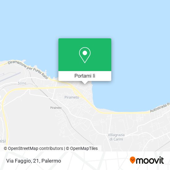 Mappa Via Faggio, 21